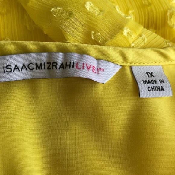 NWOT Isaac Mizrahi embroidered blouse - Picture 10 of 10